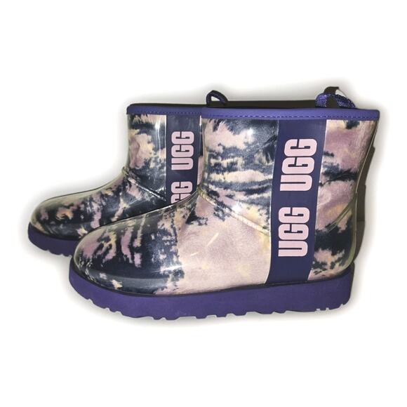 UGG Classic Clear Mini Marble Boots Size 6 EUC $160 - Picture 2 of 12